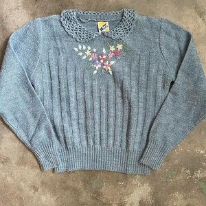 80s cottagecore sweater